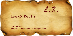 Laskó Kevin névjegykártya